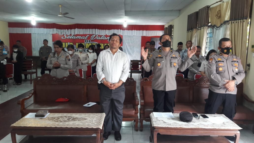Personil Polres Dairi gelar Binrohtal Rutin setiap hari Kamis