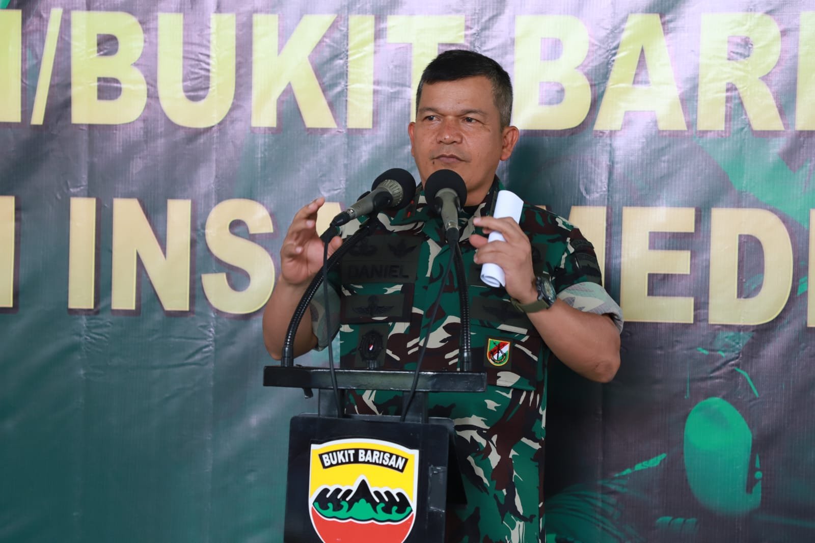 Pangdam I/BB MayjenTNI Achmad Daniel Chardin SE MSiMelaksanakan Kegiatan Lomba Menembak Bagi insan Media