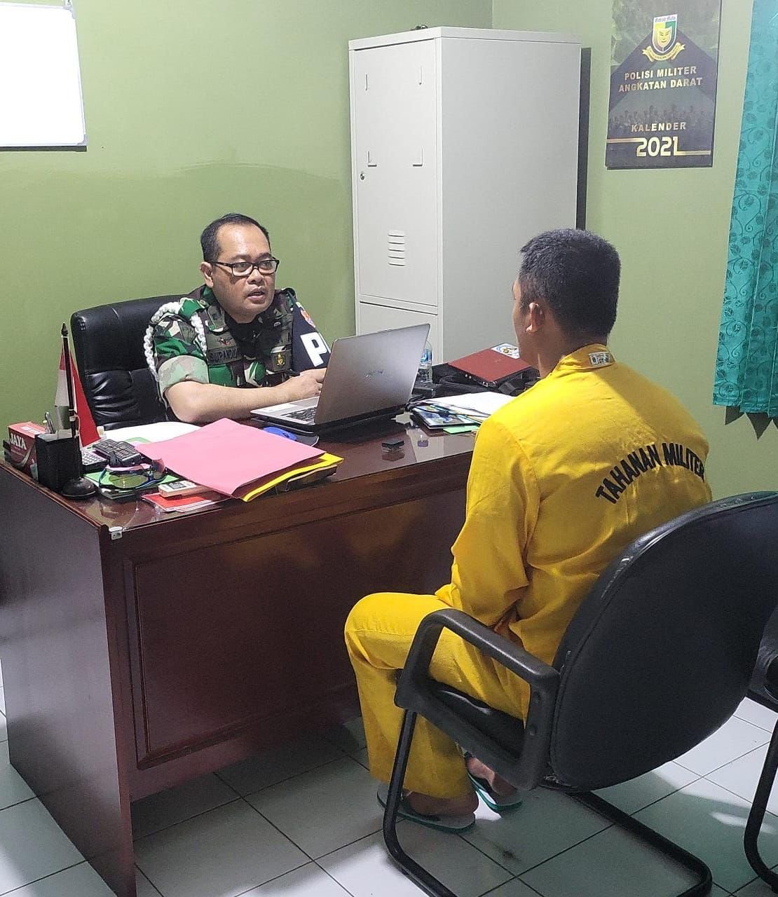 Polisi Militer Lakukan Penahanan Sementara Selama 20 Hari Terhadap Para Tersangka