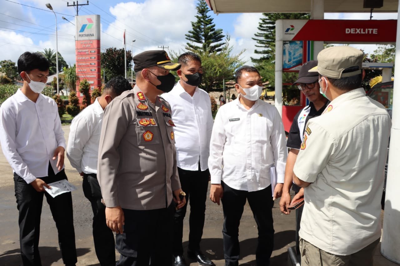 Kapolres Dairi Akbp Wahyudi Rahman, S.H, S.I.K, M.M kembali Sidak SPBU, Pastikan Bahan Bakar Minyak (BBM) Aman di Kabupaten Dairi
