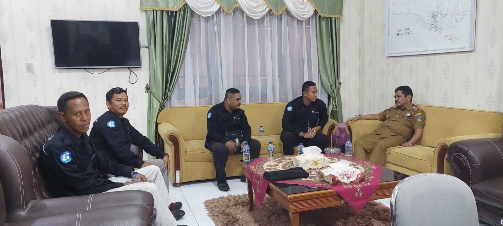 Audensi kali kedua tim gnewstv.id ke rumah Dinas Pj walikota Tebingtinggi Sumatera Utara.