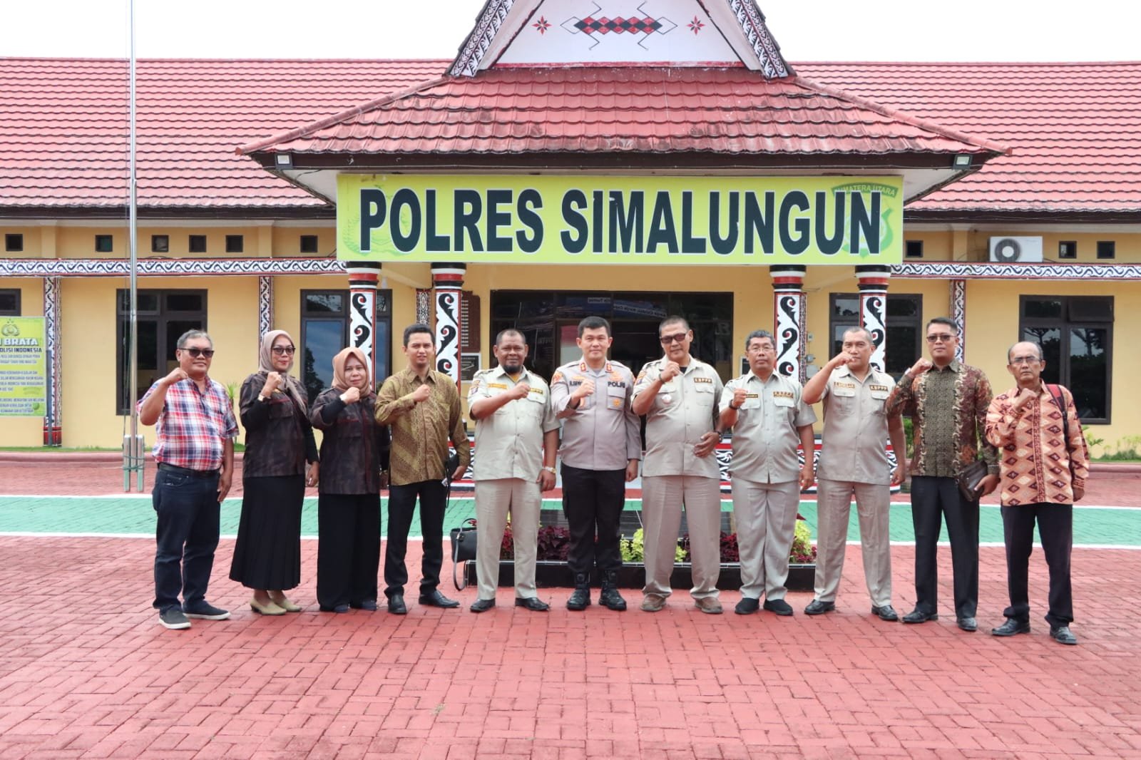 Kapolres Simalungun AKBP Ronald FC Sipayung, SH, SIK,MH AJAK KBPP POLRI BERSINERGI DALAM MENJAGA KAMTIBMAS DI SIMALUNGUN