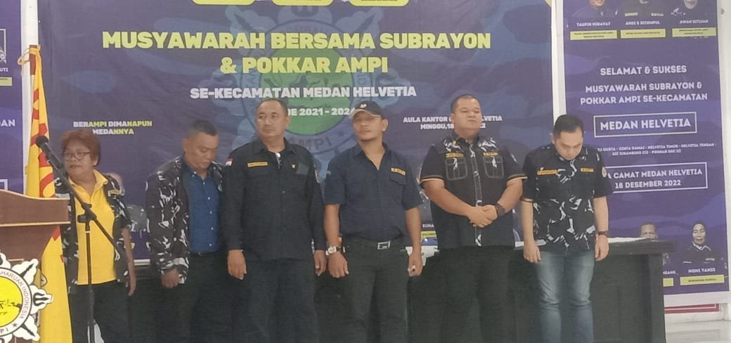 Ampi Mengadakan Musyawarah Bersama Subrayon dan Pokkar Sekecamatan Medan Helvetia