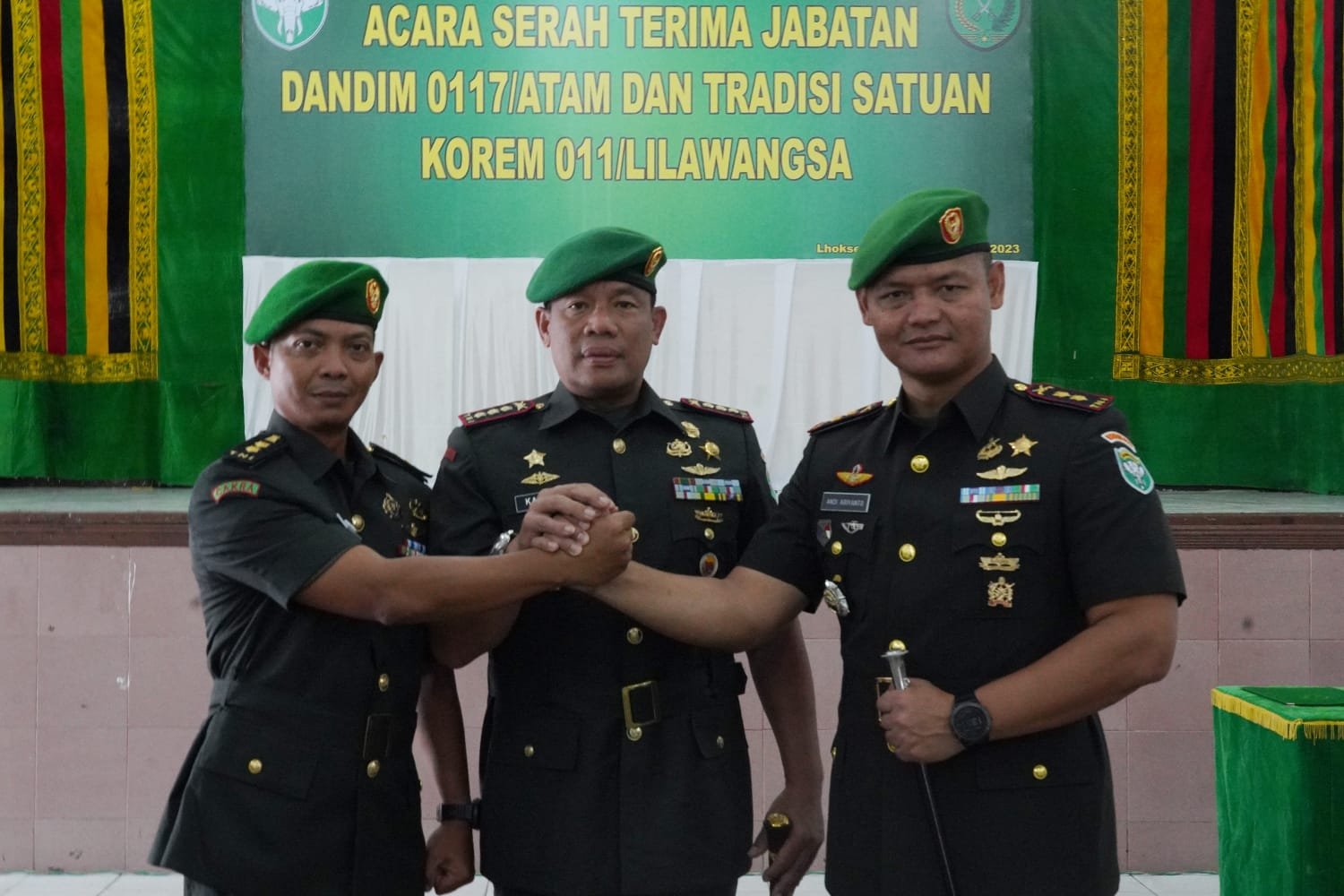 Eks Danyon Raider Letkol Andi Dilantik Danrem Jadi Dandim Aceh Tamiang