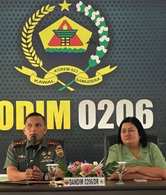 Kodim 0206/Dairi Gelar Jam Komandan Awal Tahun
