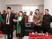 Plt. Wali Kota Gunungsitoli Hadiri Pelantikan Rektor UNIAS Periode 2024-2028