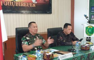 Danrem Lilawangsa dan Forkopimda Bireuen Gelar Rakor Antisipasi Keamanan Pemilu, Tiga Daerah Merah