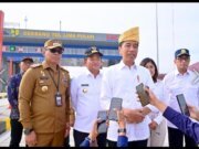 PENJABAT WALI KOTA TEBING TINGGI DAMPINGI KUNJUNGAN KERJA PRESIDEN RI DI KABUPATEN BATUBARA DAN KOTA TEBING TINGGI
