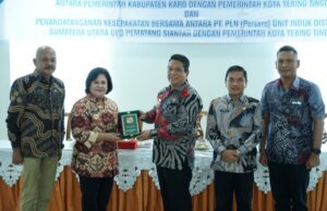 PEMKO TEBING TINGGI JALIN KESEPAKATAN BERSAMA DENGAN PEMKAB KARO DAN PT. PLN UP3 PEMATANG SIANTAR