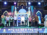 BUKA MTQ KE-53 DAN FSQ Ke-17 TINGKAT KOTA TEBING TINGGI, PJ. WALI KOTA: SEBAGAI UMAT MUSLIM HARUS MENJAGA PERSATUAN DAN KESATUAN SERTA KERUKUNAN