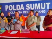 Polresta Deli Serdang Gelar Konferensi Pers Kasus Pengeroyokan di Jalan Arteri Kualanamu