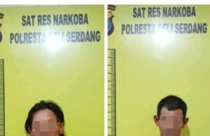 Kedapatan Menyimpan Narkotika Jenis Sabu, 2 Orang Pria Dibekuk Sat Narkoba Polresta Deli Serdang