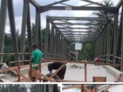 Arus Mudik Di Jembatan Sungai Ular Membahayakan Pengendara Harus Berhati – Hati