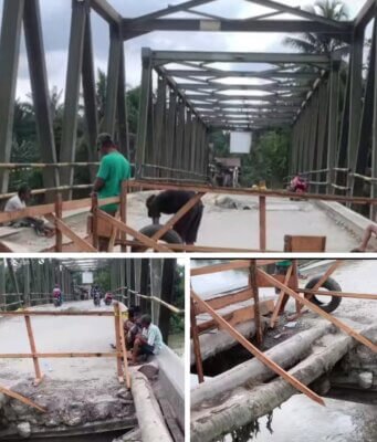 Arus Mudik Di Jembatan Sungai Ular Membahayakan Pengendara Harus Berhati – Hati