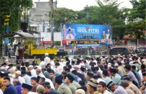 Pemkab Deli Serdang Laksanakan Shalat Idul Fitri 1445 Hijriyah Di Lapangan Tengku Raja Muda