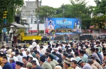 Pemkab Deli Serdang Laksanakan Shalat Idul Fitri 1445 Hijriyah Di Lapangan Tengku Raja Muda