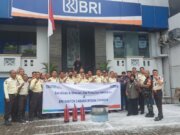 BRI BO Medan Thamrin Simulasi Penanganan Kebakaran Bekerjasama Dengan Damkar Kota Medan