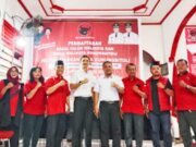 Bacalon Walikota dan Wakil Walikota Gunungsitoli “Karya Bate’e – Yunius Larosa” Sambangi Kantor DPC PDIP.