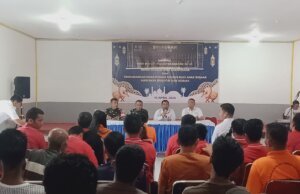 Koramil 02/Sidikalang Beri Pembinaan Mental Rohani Kristen Kepada Warga Binaan Rutan