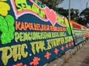 Berhasil Ungkap Kasus Asusila,Polres Pematangsiantar Dibanjiri Papan Bunga Ucapan Selamat Dan sukses