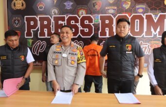 Polres Pematang Siantar Gelar Konferensi Pers Ungkap Pelaku Tindak Pidana Perbuatan Cabul Dibawah Umur
