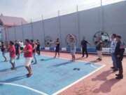 140 WBP Lapas Narkotika Kelas IIA Pematangsiantar Ikuti Program Rehabilitasi Sosial Melaksanakan Senam Bersama