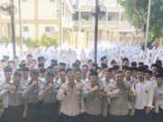 Polsek Cibeber laksanakan sosialisasi di MA Al-Jauharotunnaqiyyah Cibeber.
