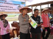 Kapolres Pematangsiantar Tanam Padi Perdana