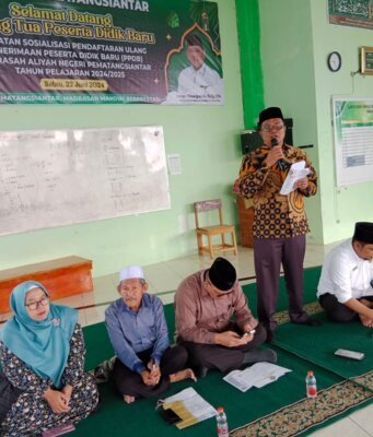 Orangtua Peserta Didik Baru Dukung Penuh Program MAN Siantar