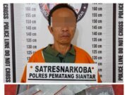 Miliki 6,39 Gram Sabu,Polres Pematangsiantar Tangkap Seorang Residivis