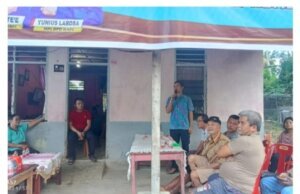 Ketua KNPI Kota Gunungsitoli Kunjungi Warga Dusun 1 Desa Lelewonu Nikootano