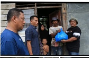 Eks Napiter Sumut Gelar Kegiatan Sosial Jum’at Berkah Bagikan Sembako Untuk Warga kurang Mampu Di Desa Binjai Bakung Pantai Labu