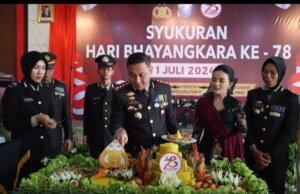 Polresta Deli Serdang Upacara Peringatan HUT Bhayangkara Ke-78 Tahun 2024