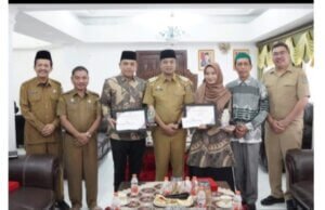 Pj. WALI KOTA TEBING TINGGI SAMBUT JUARA 1 MTQ KE-39 TINGKAT PROVINSI SUMUT