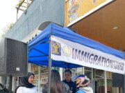 Penyebaran InformasiKantor Imigrasian Bagi bagi Brosur Di Sidikalang