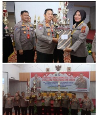 Polresta Deli Serdang Raih Juara 2 lomba Satkamling Jelang Pilkada Serentak 2024