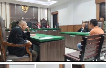 Tok! Palu Hakim Hukum Suriadi Kades Pasar Baru 2 Tahun Penjara, Terdakwa : Pikir-pikir
