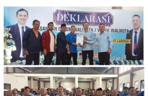 Paslon Karya Septianus Bate’e dan Yunius Larosa, Laksanakan Deklarasi di ex Gedung Nasional