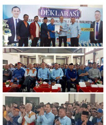 Paslon Karya Septianus Bate’e dan Yunius Larosa, Laksanakan Deklarasi di ex Gedung Nasional