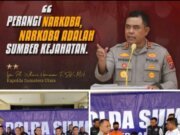 Perang Terhadap Narkotika di Wilayah Hukum Polda Sumut, Irjen Pol Wisnu Hermawan : “Perangi Narkoba, Narkoba Adalah Sumber Kejahatan”