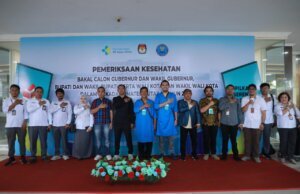 Bacalon Bupati Simalungun RHS dan Azi lakukan Pemeriksaan Fisik