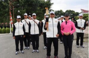 Kapolres Pematangsiantar Sambut Kedatangan Kirab Api PON XXI Tahun 2024 Aceh-Sumut