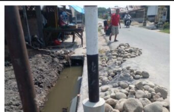 Diduga Tidak Tepat Sasaran Pembangunan Parit Desa Paya Mabar Terindikasi Penyimpangan