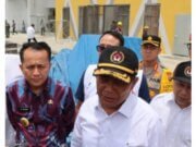 Kapolresta Deli Serdang Dampingi Waka Polda Sumut Saat Kunjungan Menteri PMK ke Stadion Utama Sport Centre Batangkuis