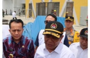Kapolresta Deli Serdang Dampingi Waka Polda Sumut Saat Kunjungan Menteri PMK ke Stadion Utama Sport Centre Batangkuis