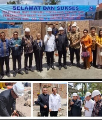 Sumbang Pembangunan Ruang Perawatan Ibu dan Anak Rumah Sakit HKBP, Ephorus Apresiasi Keluarga Sanggam Hutapea