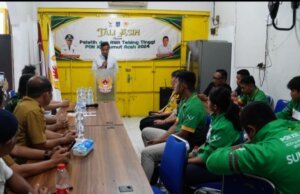 BELUM KERING KERINGAT ATLIT TEBING TINGGI PERAIH MEDALI PON, PJ WAKO BERIKAN TALI ASIH