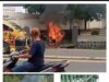 Di Sinyalir Pihak SPBU 14206183 Rambung T.Tinggi Enggan Pedulikan Sepeda Motor Terbakar milik Konsumenya,Malah mintai bayaran Ratusan ribu agar menyemprotkan racun Api di Lokasi Peristiwa