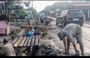 Proyek Drainase Miliaran di Kecamatan Sipispis Diduga Abal-Abal dan Berbahaya mengancam Nyawa dan Keselamatan Para Pengguna Jalan