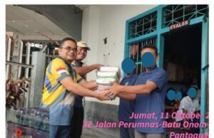 Lapas Kelas IIA Pematang Siantar Bagikan Set Lengkap Peralatan Mandi.